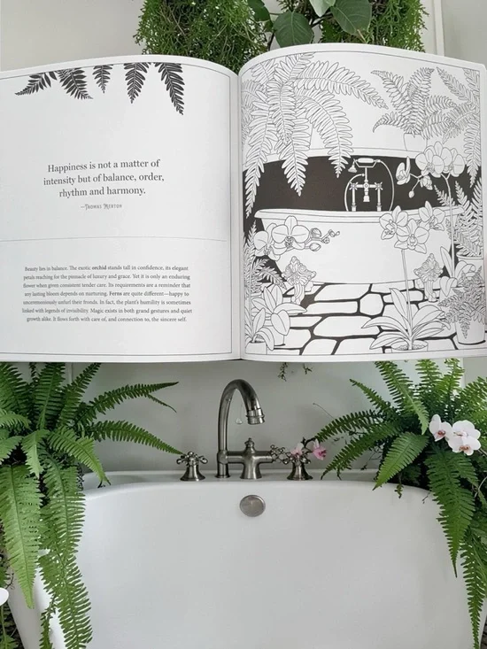 Disney Nightmare Before Christmas Glow Coloring Book + Floriographic Garden Set - Picture 8 of 14